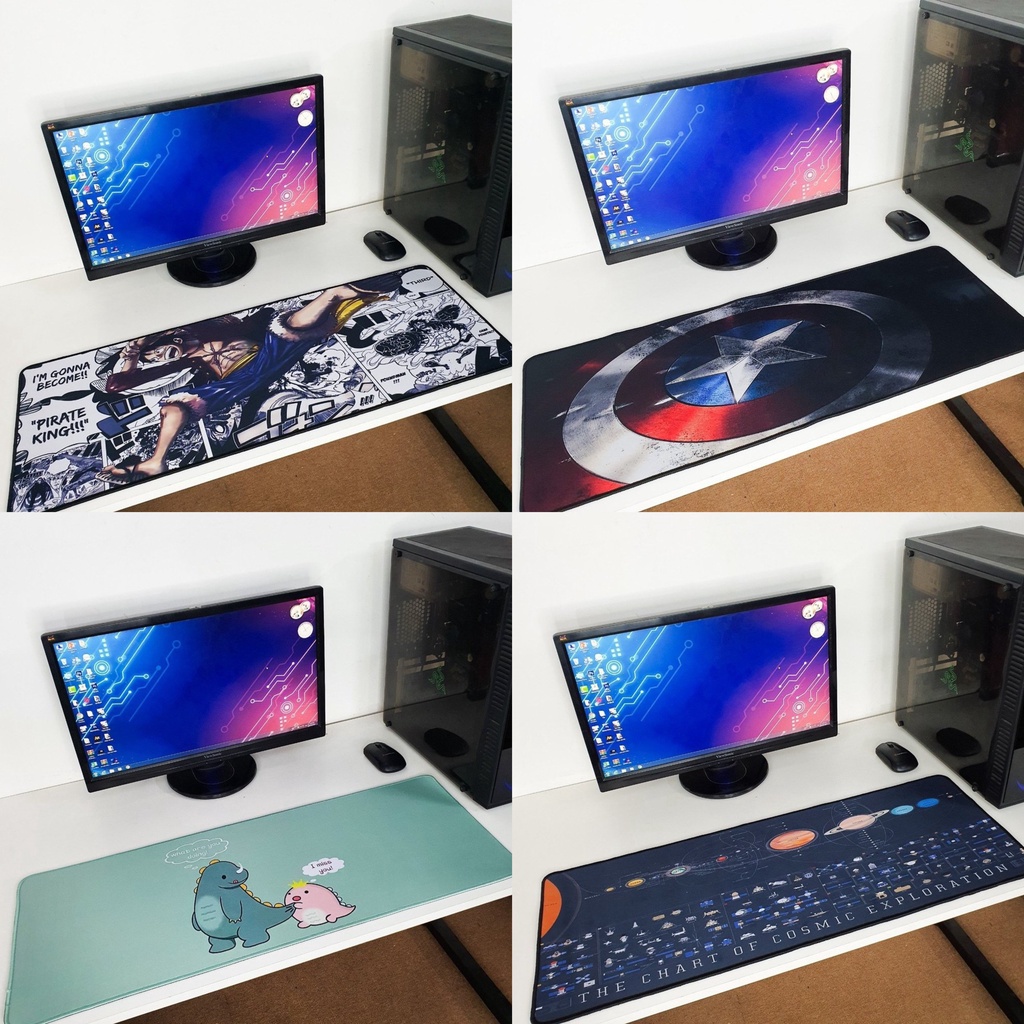 Miếng Lót Chuột - Bàn Di Chuột Gaming 80x30 0.3cm Chống Trơn Trượt