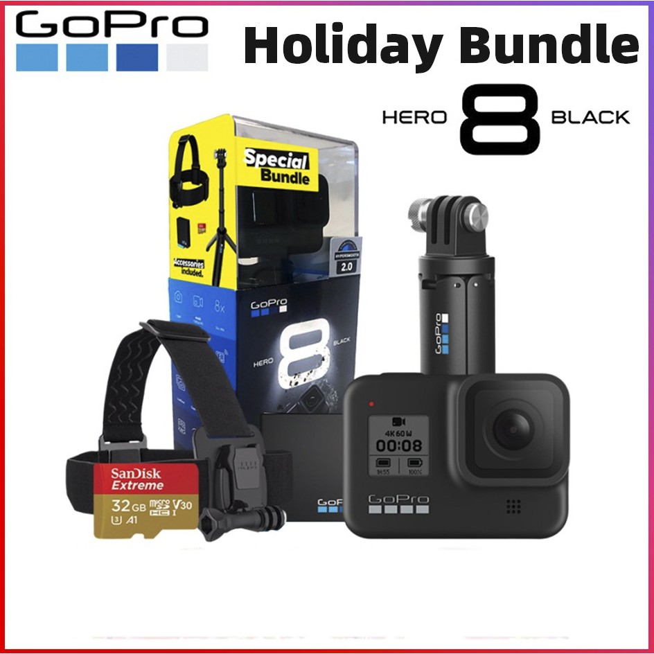 MÁY QUAY GOPRO HERO 8 Black ( CHÍNH HÃNG FPT ) Bảo hành chính hãng 1 năm tại VN