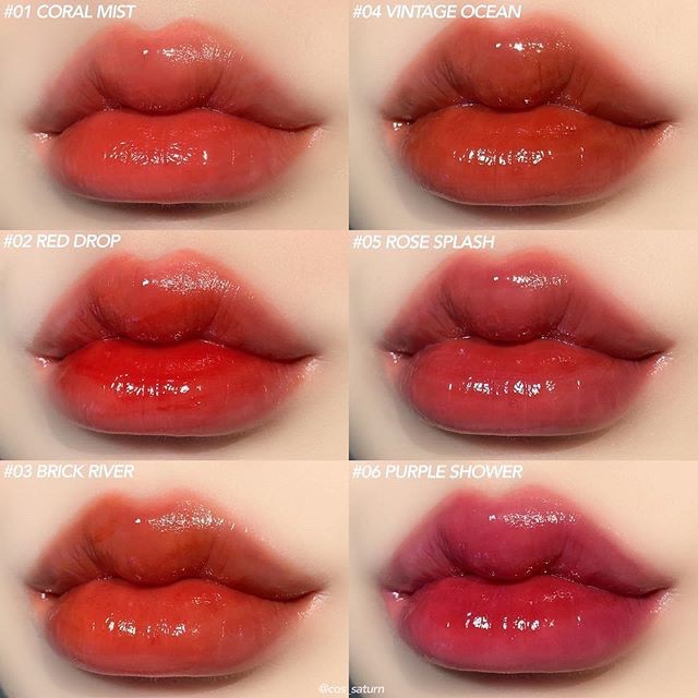 Son tint nước siêu lì Romand Glasting Water Tint