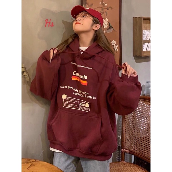  Áo hoodie califo , chất liệu nỉ ngoại dày dặn freesize 40-65kg SP006561 | BigBuy360 - bigbuy360.vn