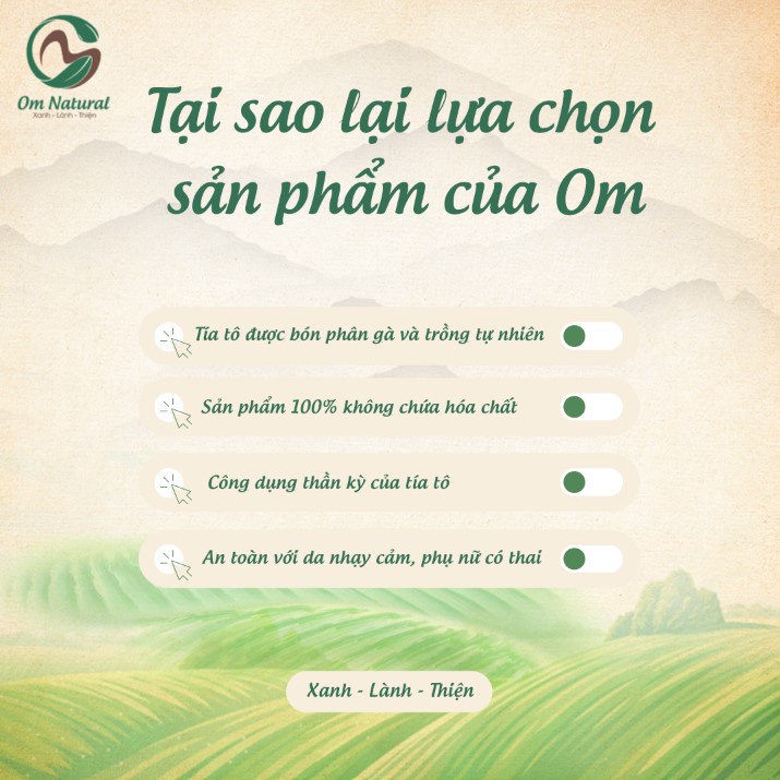 Xà Bông Tía Tô Dưỡng Trắng, Giảm Nám A Om 100g