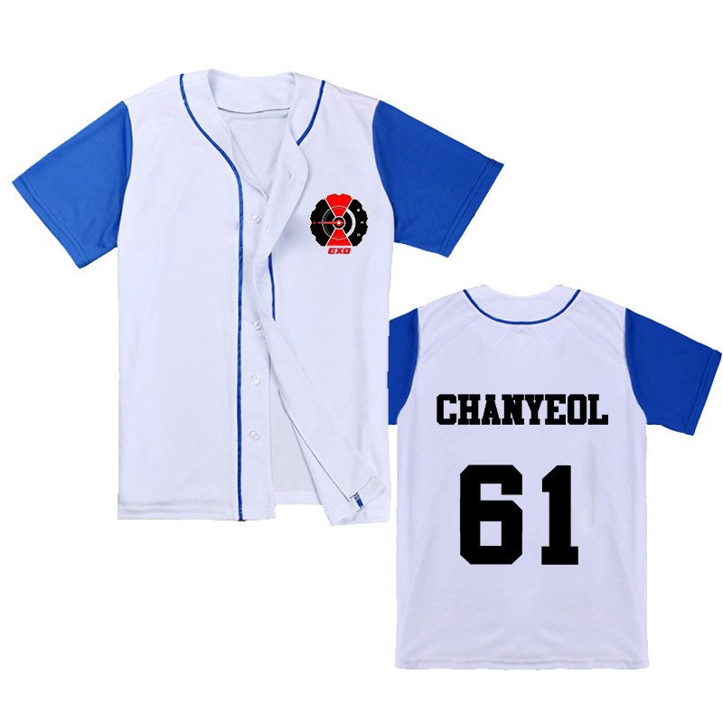 Áo Bóng Chày EXO CHANYEOL, BAEKHUN TEMPO