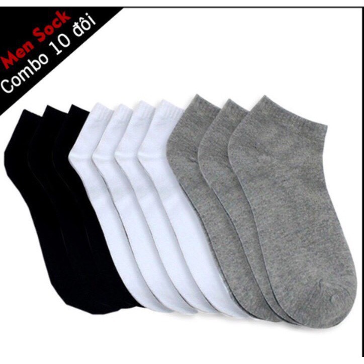 Tất Cổ Ngắn Màu Ngẫu Nhiên Chống Hôi Chân Phù Hợp Cả Nam Và Nữ Vnicestore