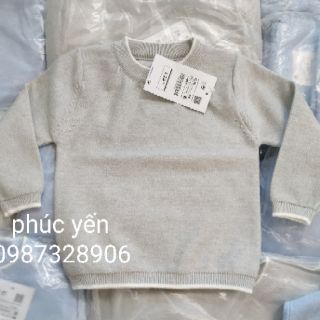 ÁO LEN TRƠN ZARA DÁNG BASIC BÉ TRAI SIÊU XỊN MỊN
