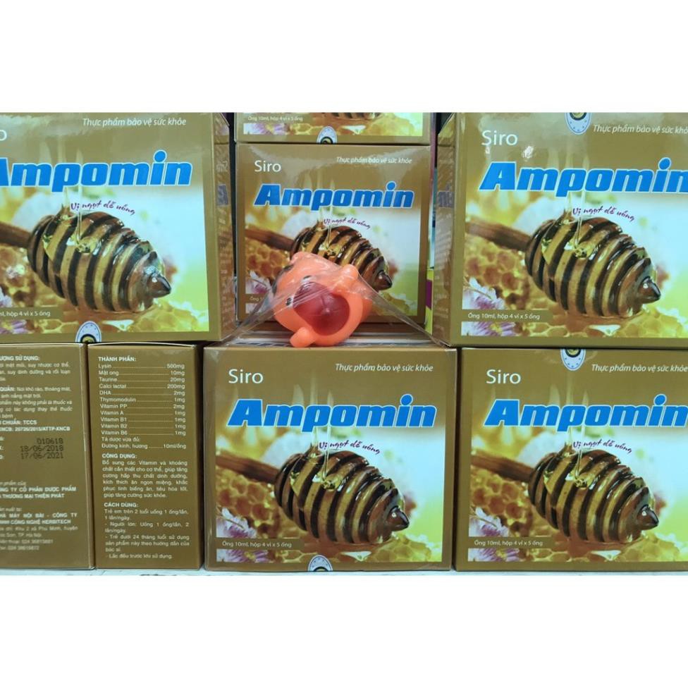 Kích thích ăn ngon miệng giúp tiêu hóa tốt hơn ampomin hộp 20 ống