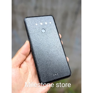Miếng dán mặt lưng giả da cho điện thoại LG V50 ThinQ 5G, V40, G7, G8