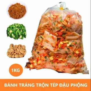 500g bánh tráng cuộn tép đậu phộng Long An