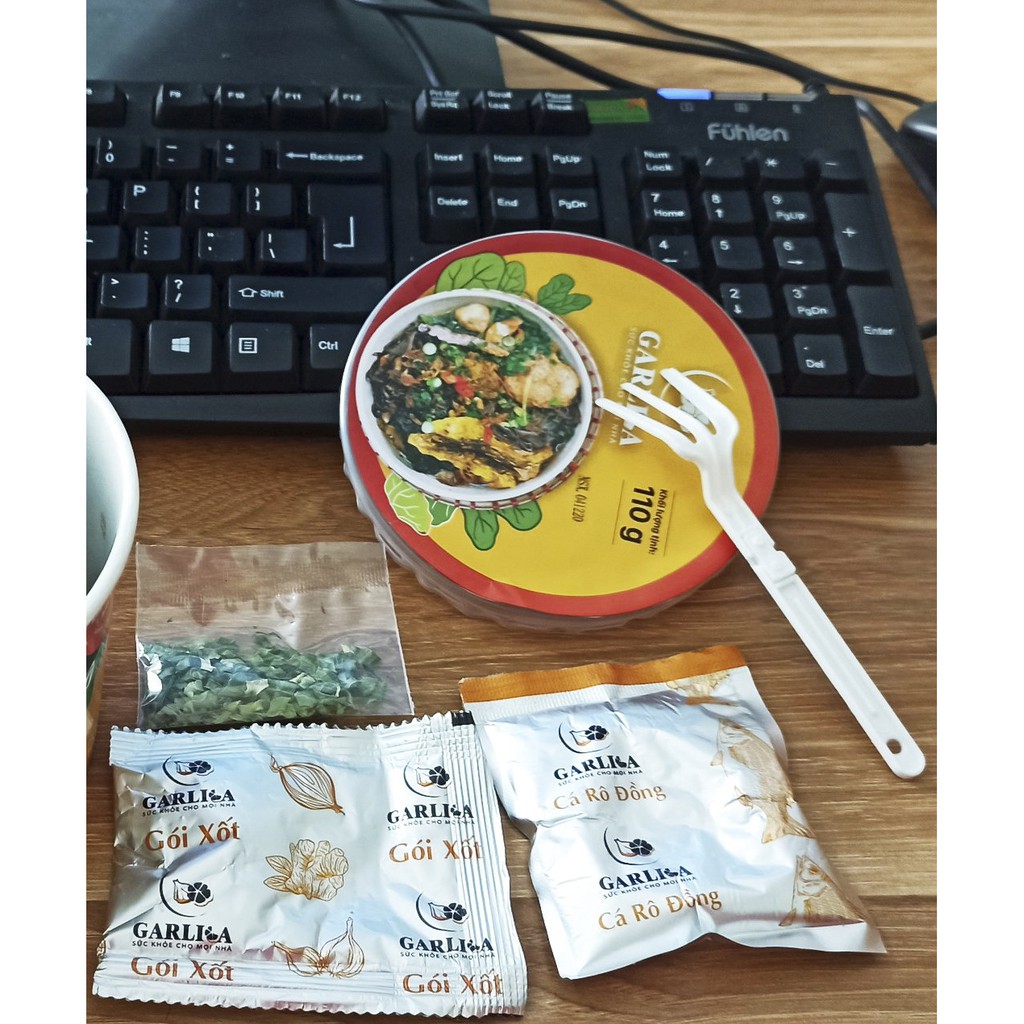 Bánh Đa Cá Rô Đồng Ăn Liền Garlica (20 gói) [Ảnh chụp thật] | BigBuy360 - bigbuy360.vn