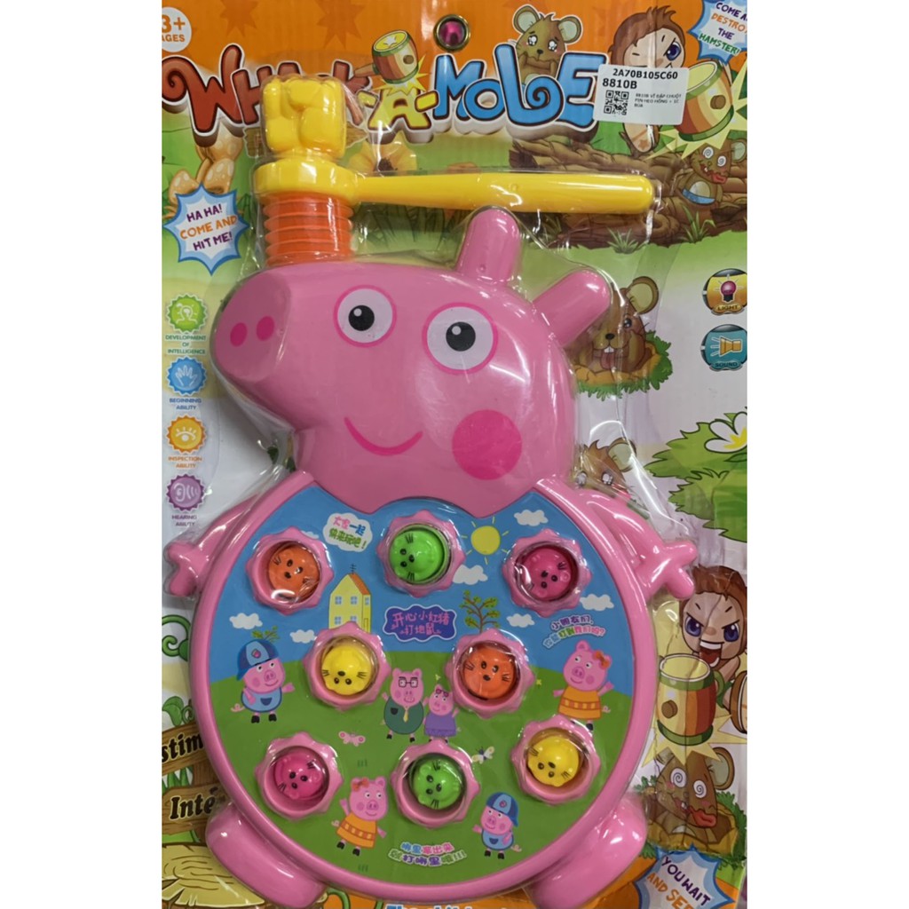 đồ chơi đập chuột heo peppa