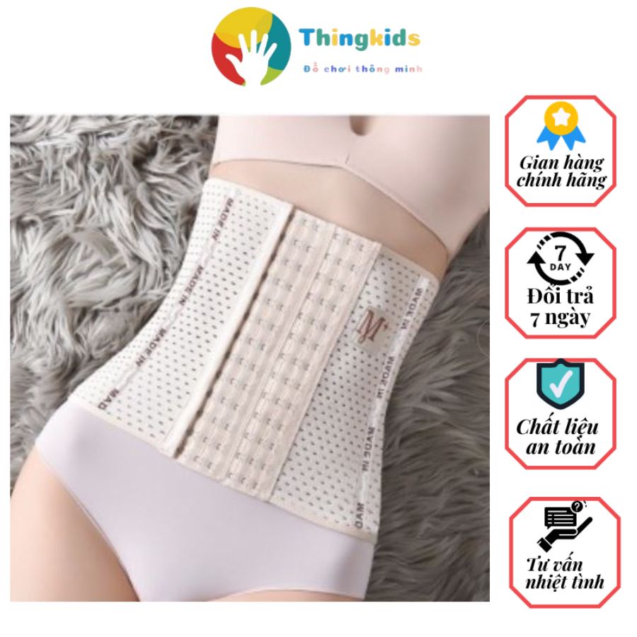 Đai nịt bụng thông hơi chống cuộn chữ M - Thingkids