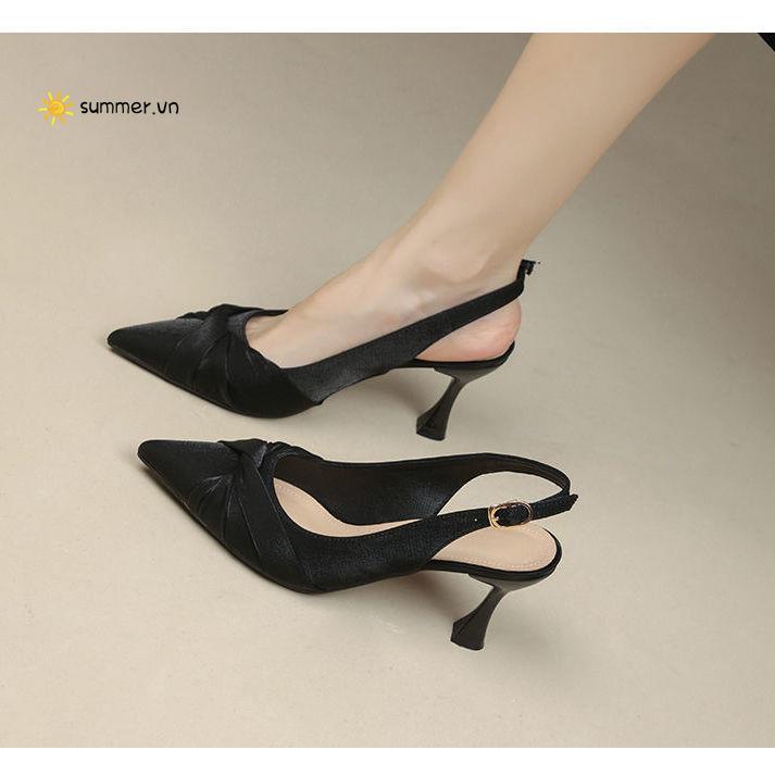 Giày Sandal Cao Gót Thời Trang Năm Mới 2022 Cho Nữ