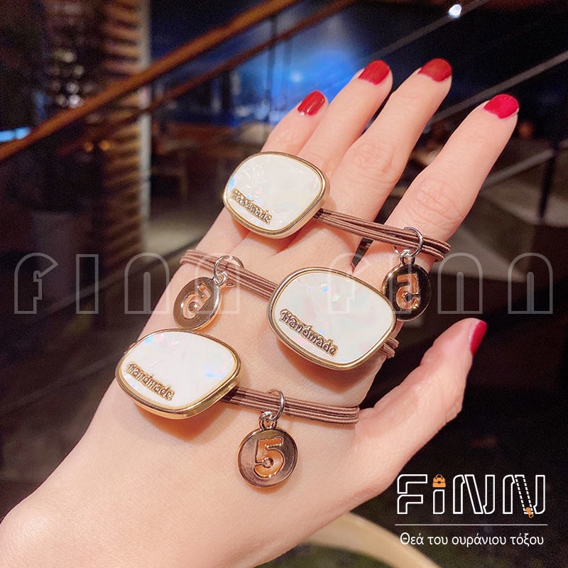 Dây Buộc Tóc Acrylic Phong Cách Vintage Thời Trang Hàn Quốc Cho Nữ