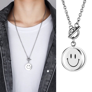  Dây chuyền hình mặt cười phong cách hip hop dành cho cặp đôi