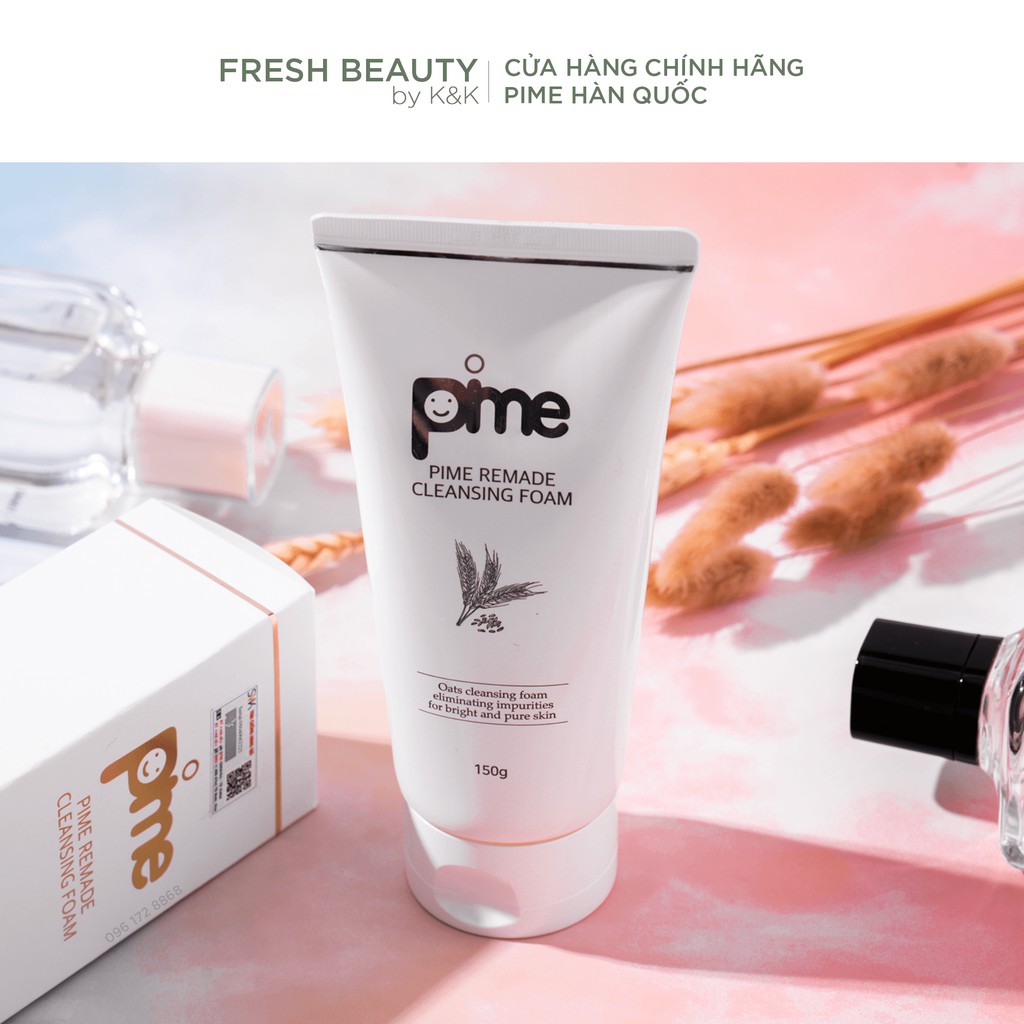 Sữa Rửa Mặt Pime Remade Cleansing Foam sạch sâu, dịu nhẹ, lành tính, phù hợp cho các loại da (nhạy cảm, khô ...) 150g