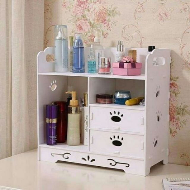 KỆ ĐỰNG ĐỒ, TỦ MINI, TỦ ĐỂ BÀN ĐA NĂNG 2 NGĂN KÉO