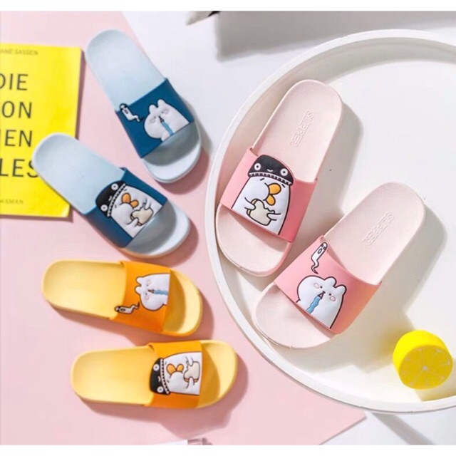 Dép cao su hoạt hình slipper (size 36->39)