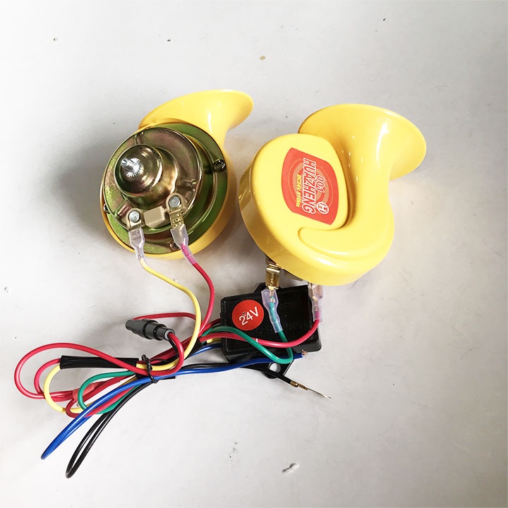 Còi ngân xe hơi 3 tiếng hàn quốc 12v và 24v hàng đẹp