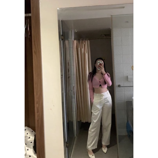 ÁO KHOÁC CROP SUSIE HỒNG PASTEL