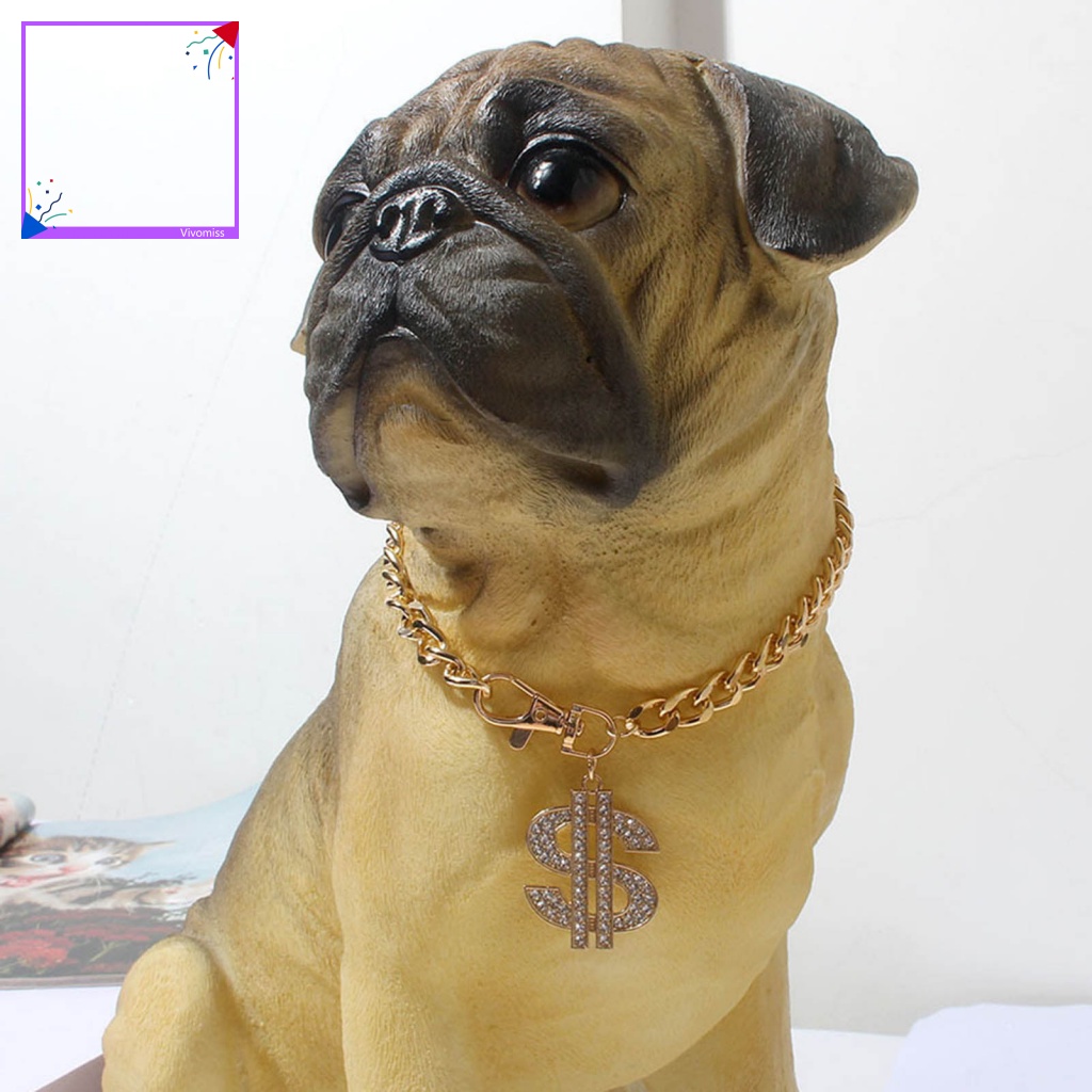 Vòng Cổ Chuỗi Xích Trang Trí Lâu Trôi Dành Cho Thú Cưng