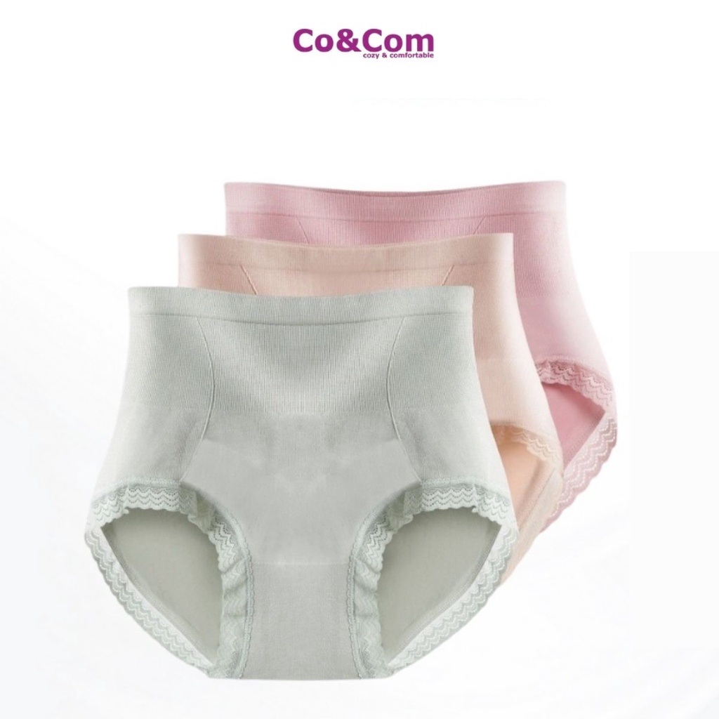Quần Lót Nữ Gen Nịt Bụng Cotton Co&Com W2020 Co Giãn 4 Chiều Lót Kháng Khuẩn Thoáng Khí | BigBuy360 - bigbuy360.vn