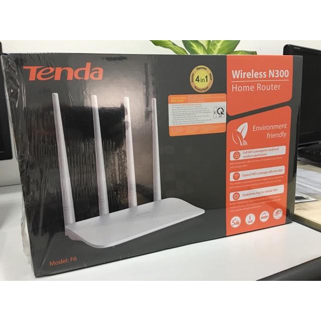 Cục phát wifi TENDA N300 - 4 râu - Máy tính 2T