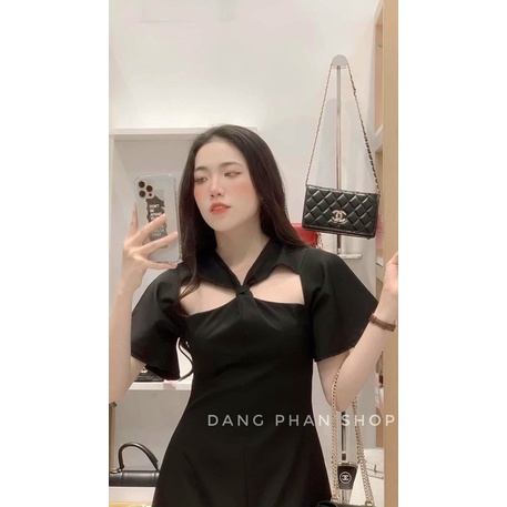 Váy Thô Chéo Ngực Cánh Tiên 3 Màu Siêu Xinh