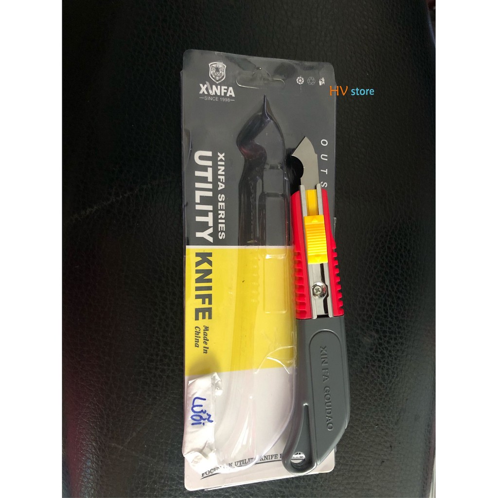 Dao cắt mika, nhựa, alu chuyên dụng tặng kèm 2 lưỡi dao dự phòng, cắt mica - HV Store 088
