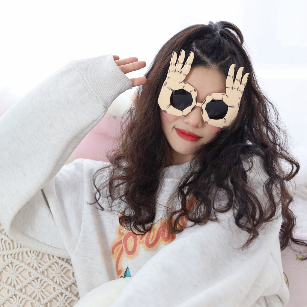 Mắt Kính Phong Cách hip hop 'OK' OK Vui Nhộn Dùng Làm Đạo Cụ Chụp Ảnh / Trang Trí Tiệc