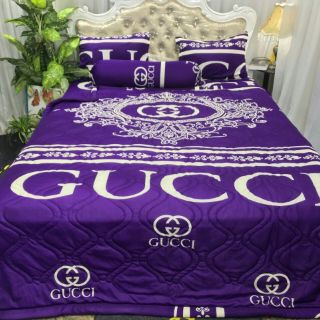 Bộ Drap Thun THÁI LAN 3D mát lạnh 4 món