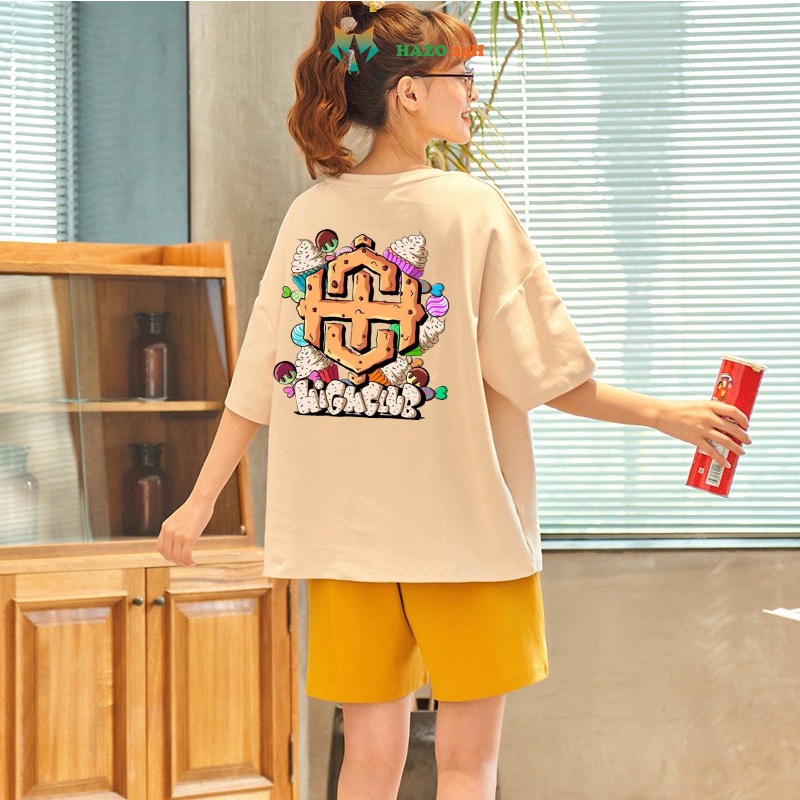 ÁO THUN NAM NỮ UNISEX FORM RỘNG 8083 COOKIE CHẤT VẢI MỀM MỊN PHONG CÁCH ULZZANG