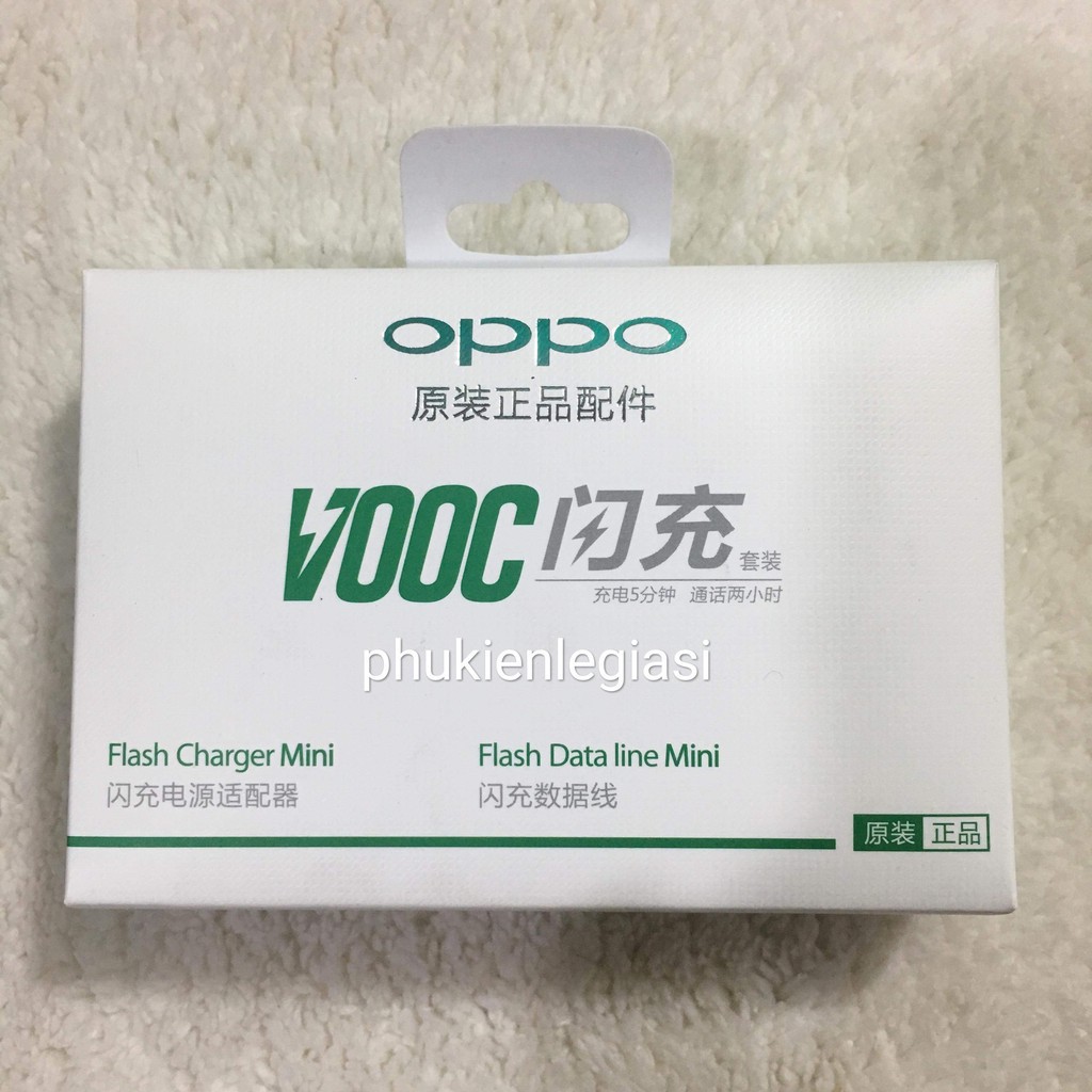 Bộ Sạc Nhanh OPPO VOOC AK779 5V 4A Chân Micro Chất Lượng Cao