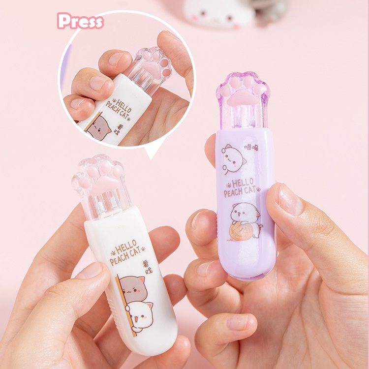 Bút Xóa Kéo Dạng Nhấn Dễ Thương 5mm * 6m