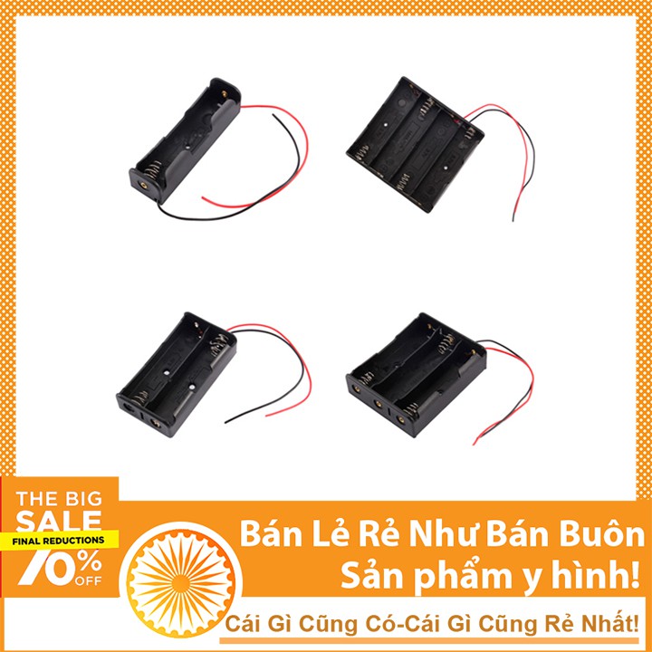 Đế Pin Ultrafire 18650 1 Pin Có Dây