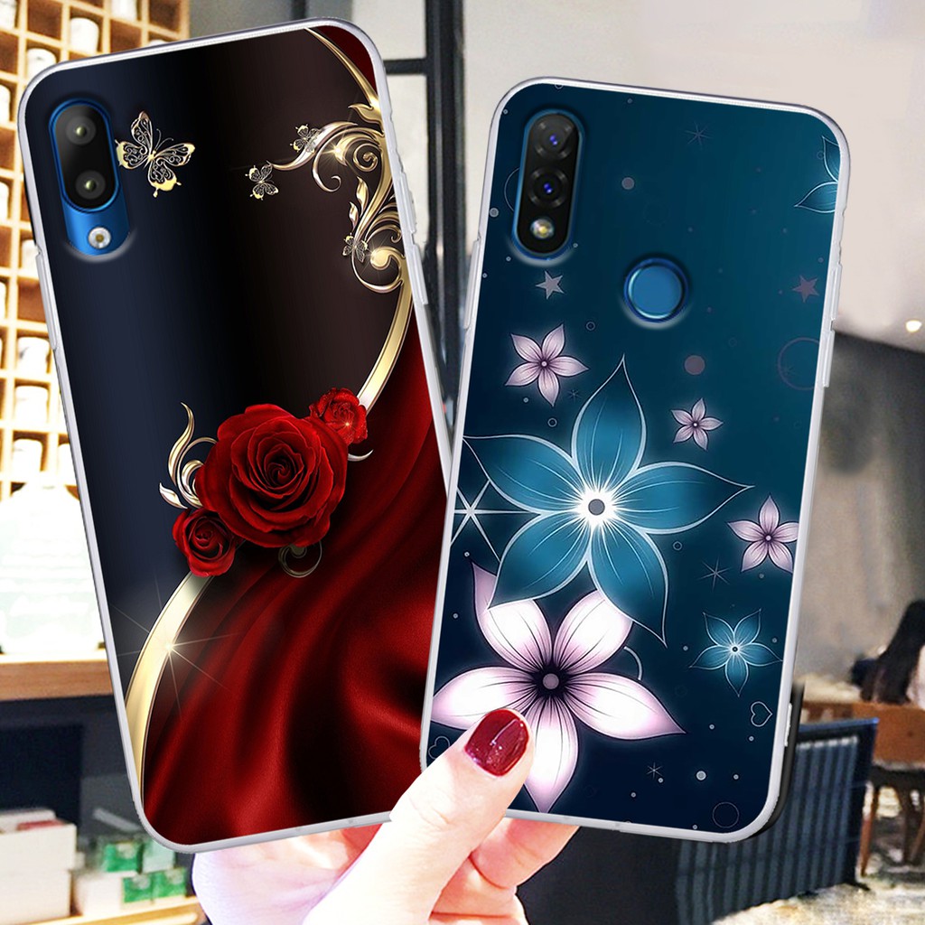 Ốp lưng SILICON điện thoại VSMART STAR - JOY 2 PLUS in hình hoa - Doremistorevn