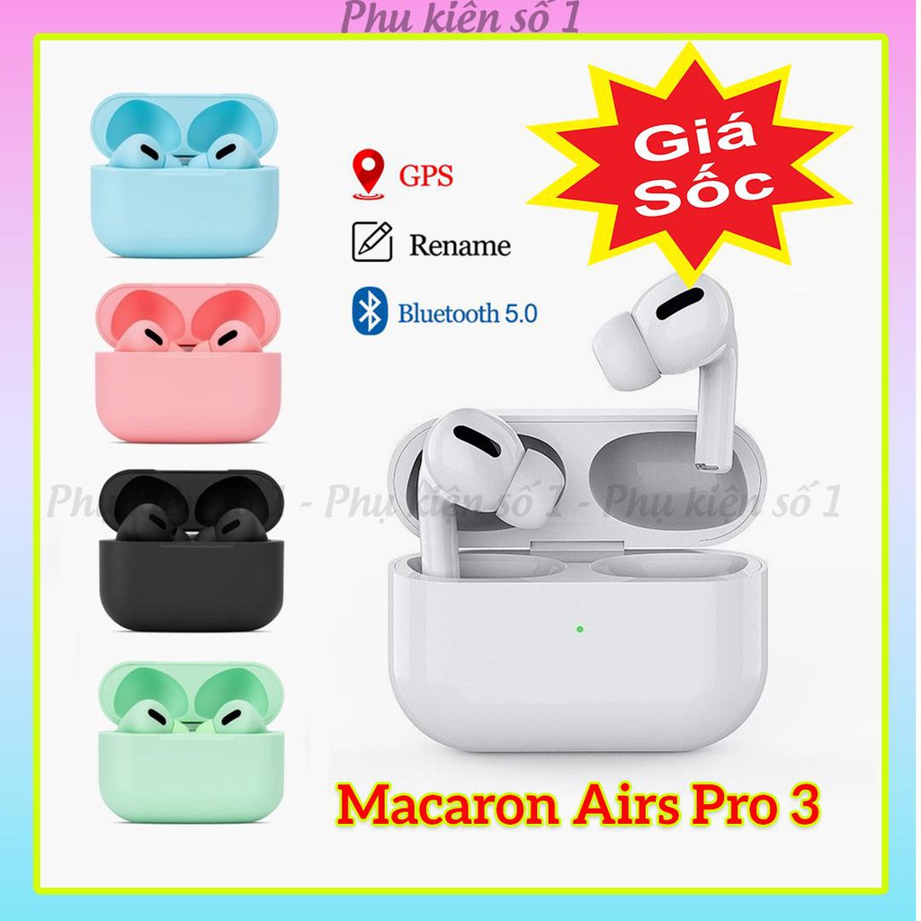 Tai Nghe INPODS PRO Macaron Airs Pro Bluetooth Wireless Earphone Headset Earbuds xtra bass