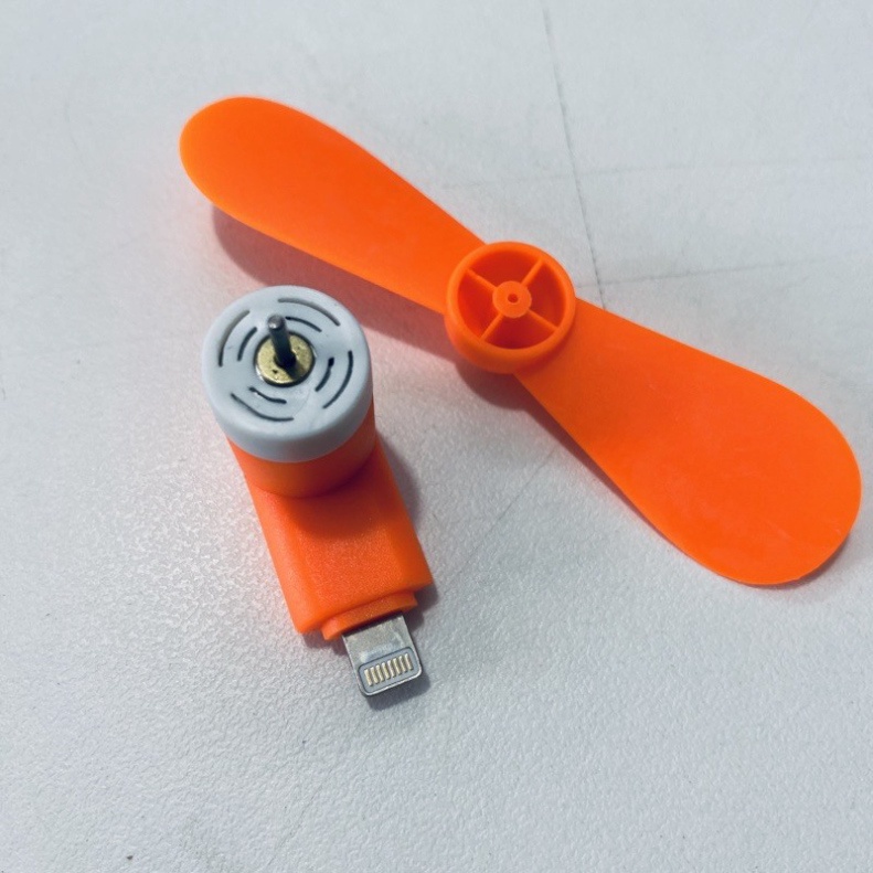 [FreeShip EXTRA]  Quạt USB mini 2 cánh / Quạt mini chân usb, lightning, type C cắm điện thoại, giải nhiệt mùa hè