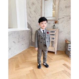 Set vest 3 chi tiết DẠ KẺ KARO CAVAT mới 10-30kg - Shubishop - HÀNG QUẢNG CHÂU