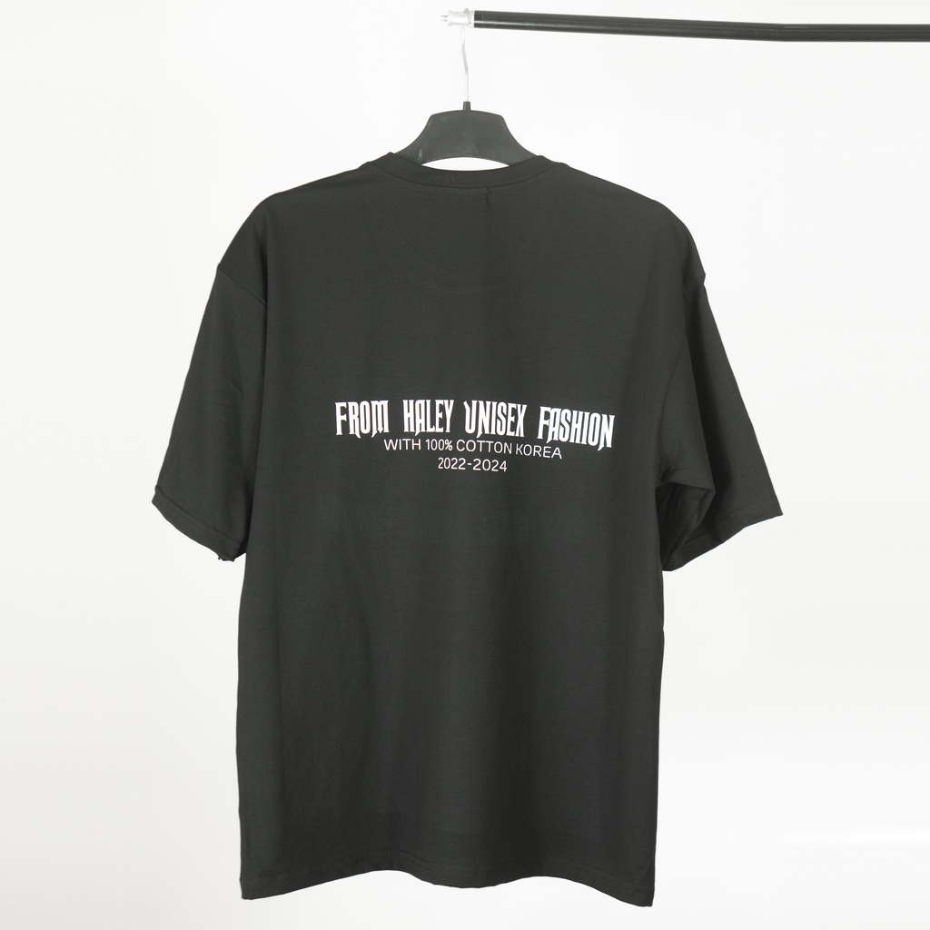 Áo Thun phông Nam Nữ HALEY Unisex Tay Lỡ Form Rộng Tia Sét Phản Quang cá tính cool ngầu TN88