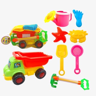 Đồ chơi xúc cát Xe ben cây phun nước đồ chơi biển HT80040