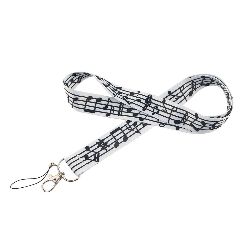 YIYU Dây đeo thẻ tên/ chìa khóa họa tiết nốt nhạc TYLER1