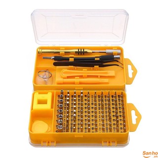 Bộ tuốc nơ vít 115 trong 1 mở được 99% các loại điện thoại, máy tính bảng, laptop, đồng hồ...