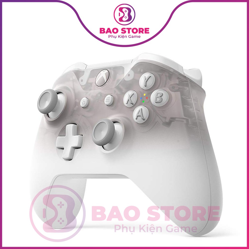 Tay cầm XBOX ONE S hàng chính hãng Phantom WHITE, tay cầm chơi game XBOX sử dụng trên PC,Laptop