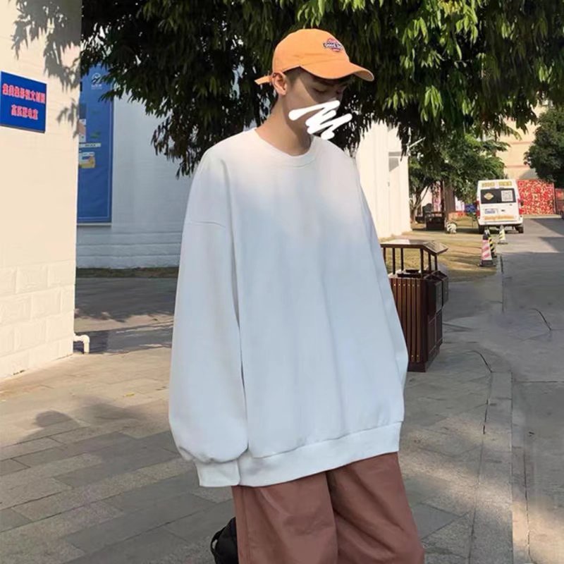 Áo nỉ dài tay màu sắc retro dành cho nam