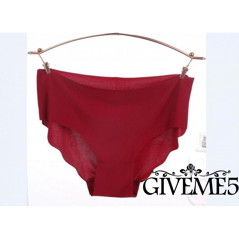 Quần lót màu trơn quyến rũ không đường may cho nữ