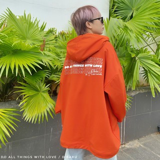 [DRAWSTRING HOODIE] DO ALL THINGS WITH LOVE