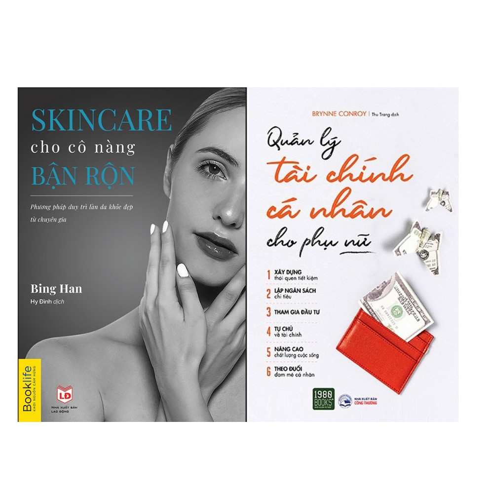 Sách - Combo Skin Care Cho Cô Nàng Bận Rộn + Quản Lý Tài Chính Cá Nhân Cho Phụ Nữ - 1980Books