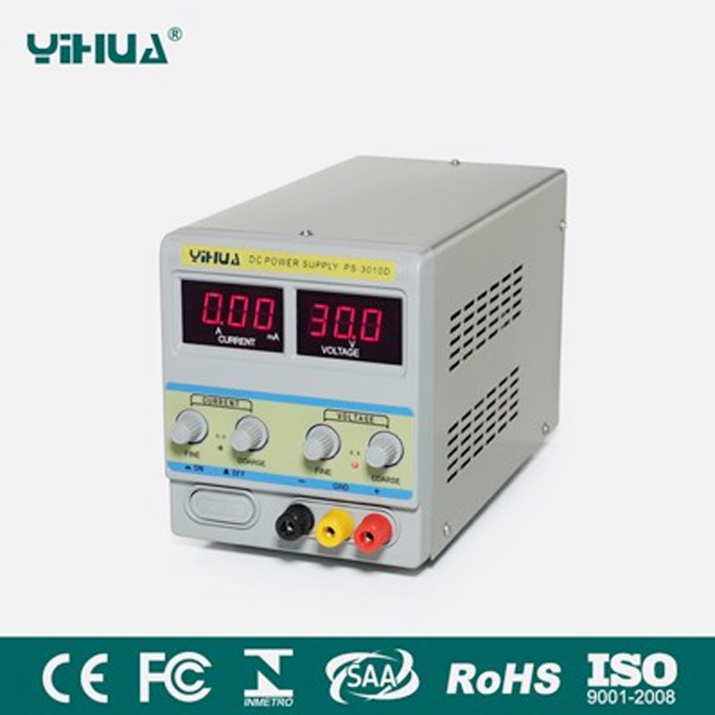 Máy cấp nguồn YIHUA YH-3010D 10A 30V 3 LED