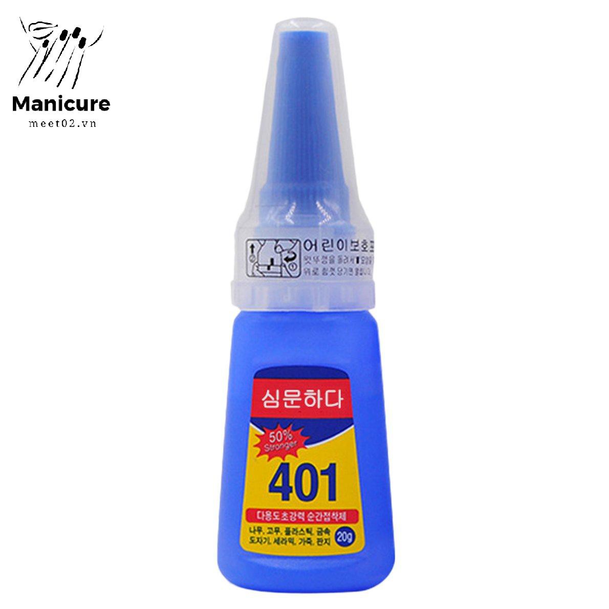 Keo dán đa năng 401 siêu dính trong suốt 20g