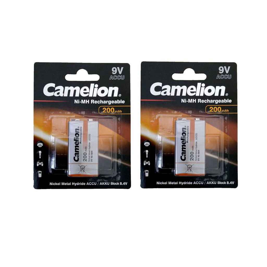 10 viên Pin sạc 9V Camelion