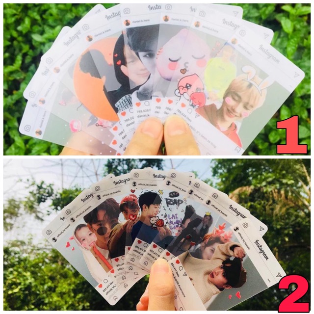 Card ảnh trong instagram Wanna One, Kang Daniel, Lai Kuan Lin